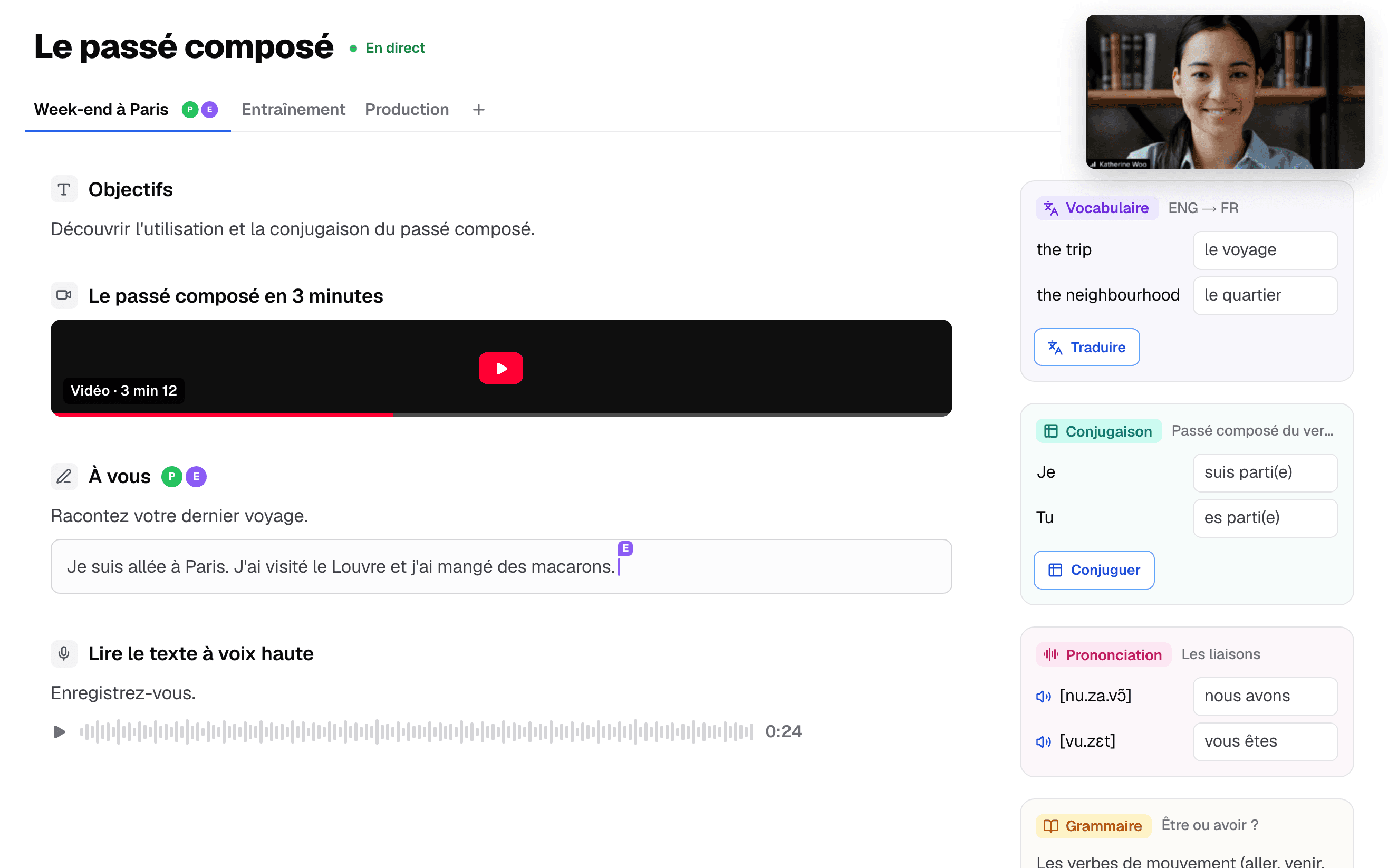 The ProfBloom activity editor on desktop